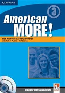Obrazek American More! Level 3 Teacher's Resource Pack with Testbuilder CD-ROM/Audio CD