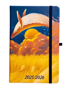 Bild von Kalendarz Szkolny 2025/2026 Salsa A5 tygodniowy delfin