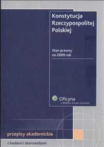 Bild von Konstytucja Rzeczpospolitej Polskiej  Przepisy akademickie