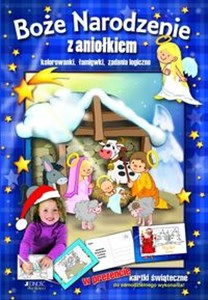 Bild von Boże Narodzenie z aniołkiem Kolorowanki, łamigłówki, zadania logiczne