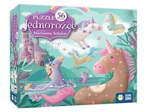 Obrazek Puzzle Jednorożce 56 elementów