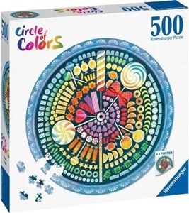 Bild von Puzzle 500 Paleta kolorów: cukierki