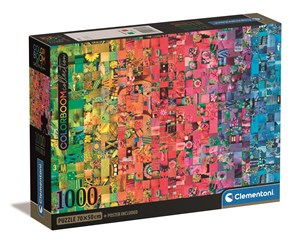 Bild von Puzzle 1000 Kolorowe kwadraty