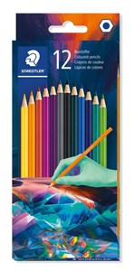 Obrazek Kredki sześciokątne Multiverse 12 kolorów Staedtler