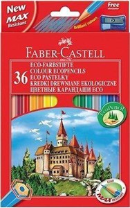 Obrazek Kredki Faber-Castell Zamek 36 kolorów +temperówka