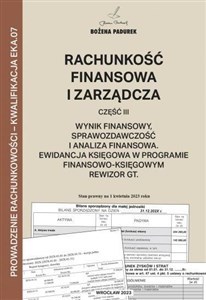 Bild von Rachunkowość finansowa i zarządcza cz.3