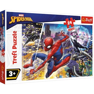 Bild von Puzzle Maxi Nieustraszony Spider-Man 24