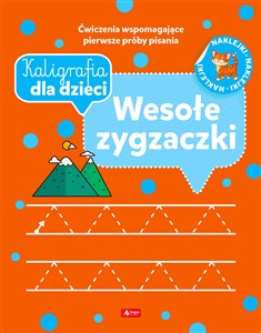 Obrazek Kaligrafia dla dzieci. Wesołe zygzaczki