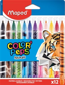 Bild von Flamastry Colorpeps animals Maped 12 sztuk 845403