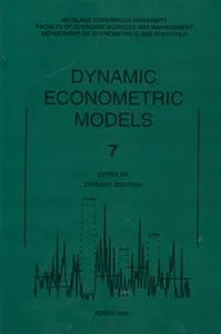 Bild von Dynamic Econometric Models 7