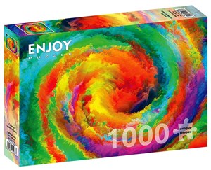Obrazek Puzzle 1000 Kolorowy wir gradientu
