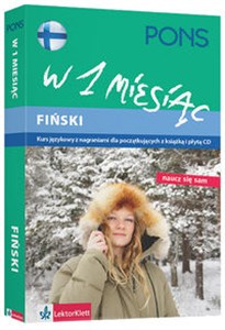 Bild von Fiński w 1 miesiąc + CD Kurs językowy z nagraniami dla początkujących z książką i płytą CD