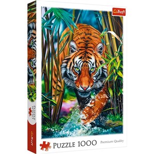 Bild von Puzzle 1000 Drapieżny Tygrys