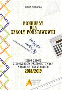 Obrazek Konkursy matematyczne dla szkoły podstawowej edycja 2018/2019