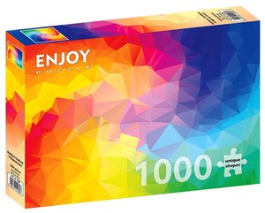 Obrazek Puzzle 1000 Poligonalny kolorowy gradient