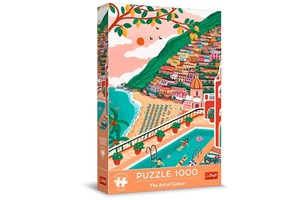 Obrazek Puzzle 1000 Premium Plus Quality The Art of Colour: Positano, Włochy