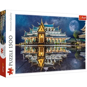 Bild von Puzzle Wat Pa Phu Kon Tajlandia 1500