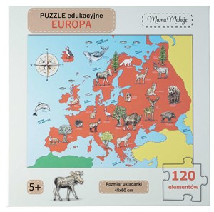 Bild von Puzzle edukacyjne Europa 120el