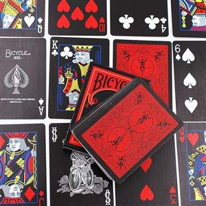 Bild von Karty Reverse Red&Black BICYCLE