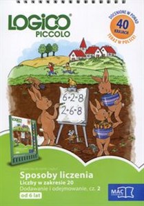 Obrazek Logico Piccolo od 6 lat Sposoby liczenia Liczby w zakresie 20 Dodawanie i odejmowanie Cześć 2 Książeczka do ramki Logico