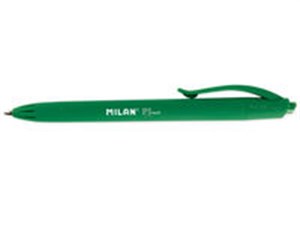 Obrazek Długopis Milan P1 rubber touch zielony 25 sztuk