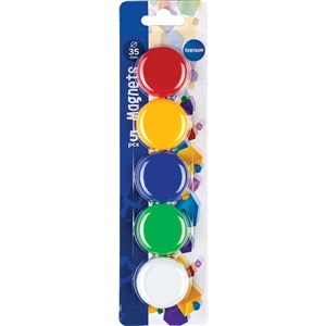 Obrazek Magnesy do tablicy suchościeralnej 35mm 5szt
