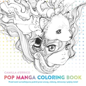 Obrazek Pop manga coloring book
