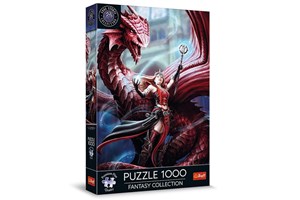 Obrazek Puzzle 1000 Premium Plus Quality Fantasy Collection: Szkarłatny Mag