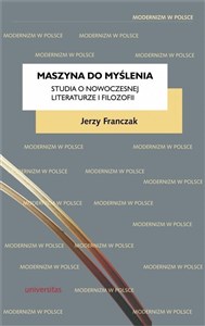 Bild von Maszyna do myślenia Studia o nowoczesnej literaturze i filozofii