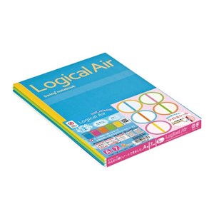 Obrazek Notesy B5 linia Logical AIR Grid (5szt)