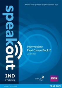 Obrazek Speakout 2nd Edition Intermediate Flexi Course Book 2 + DVD