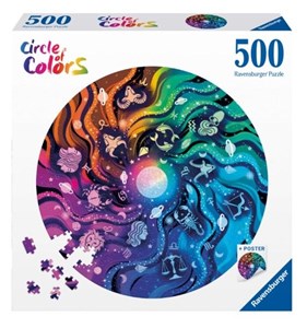 Bild von Puzzle 2D 500 Paleta kolorów. Astronomia