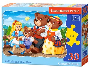 Obrazek Puzzle Goldilocks and Three Bears 30