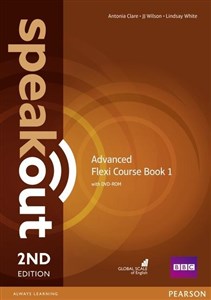 Obrazek Speakout 2nd Edition Advanced Flexi Course Book 1 + DVD