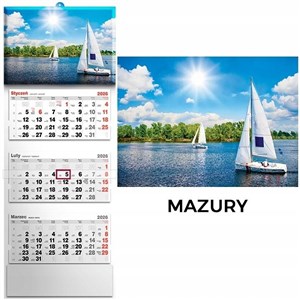 Bild von Kalendarz 2026 tródzielny mazury