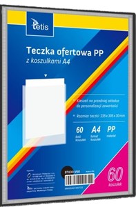 Bild von Teczka ofertowa A4 PP + 60 koszulek czarna