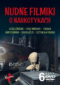 Obrazek Nudne filmiki o narkotykach Komplet 6 płyt DVD Uzależnienie – Pole minowe – Trawa – Amfetamina – Dopalacze – Sztuka wyboru