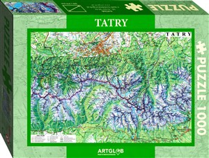 Bild von Puzzle 1000 Tatry mapa turystyczna 1:50 000