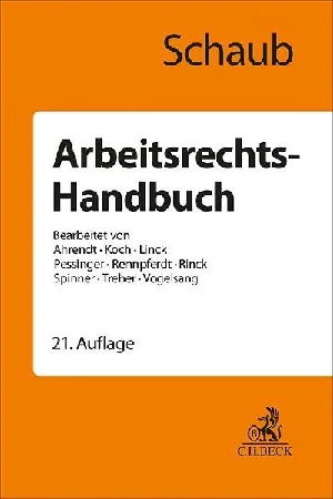Obrazek SCHAUB, G: ARBEITSRECHTS-HANDBUCH