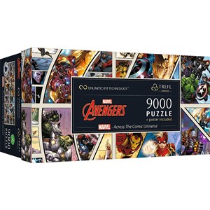 Bild von Puzzle 9000 Prime Marvel Across The Comic Universe 81022