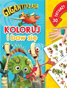 Obrazek Gigantozaur Koloruj i baw się 30 tatuaży