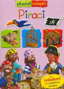 Obrazek Piraci Plastelinalepki Z nalepkami do uzupełniania obrazków