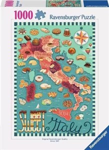 Bild von Puzzle 1000 Mapa włoskich słodkości