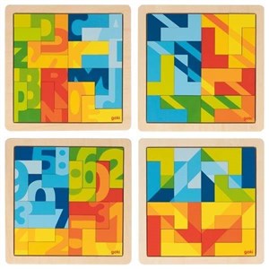 Bild von Puzzle mozaika do układania w kształcie literek L