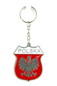 Bild von Brelok metalowy Godło Polski ABINO