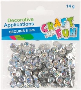 Bild von Ozdoba dekoracyjna guzik laser 8mm srebro