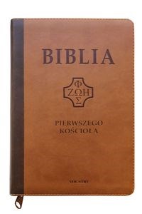 Obrazek Biblia Pierwszego Kościoła ciemno-brązowa ciemno-brązowa