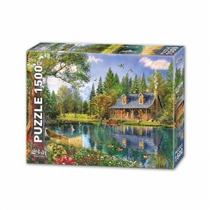 Obrazek Puzzle 1500 Kryształowe jezioro