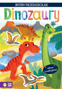 Obrazek Bystry przedszkolak Album z naklejkami Dinozaury