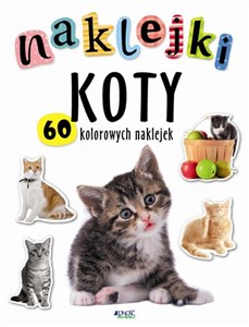 Bild von Naklejki Koty 60 kolorowych naklejek